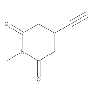 4-Ethynyl-1-methylpiperidine-2,6-dione Structure