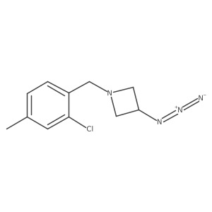 3-Azido-1-(2-chloro-4-methylbenzyl)azetidine结构式