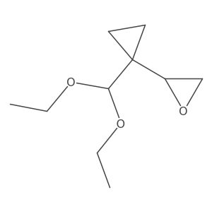 2-(1-(Diethoxymethyl)cyclopropyl)oxirane结构式