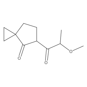 5-(2-Methoxypropanoyl)spiro[2.4]heptan-4-one Structure