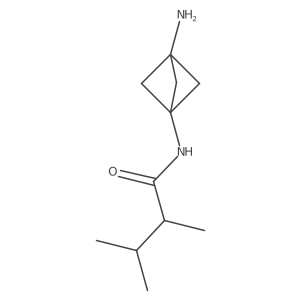 N-{3-aminobicyclo[1.1.1]pentan-1-yl}-2,3-dimethylbutanamide Structure