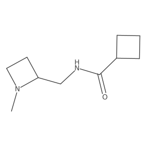 N-[(1-methylazetidin-2-yl)methyl]cyclobutanecarboxamide Structure