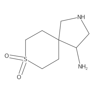 4-Amino-8lambda6-thia-2-azaspiro[4.5]decane-8,8-dione Structure