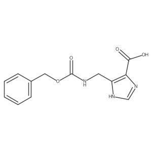 4-({[(benzyloxy)carbonyl]amino}methyl)-1H-imidazole-5-carboxylic acid Structure