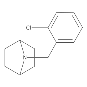 7-[(2-Chlorophenyl)methyl]-7-azabicyclo[2.2.1]heptane Structure