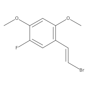 1-(2-Bromoethenyl)-5-fluoro-2,4-dimethoxybenzene Structure
