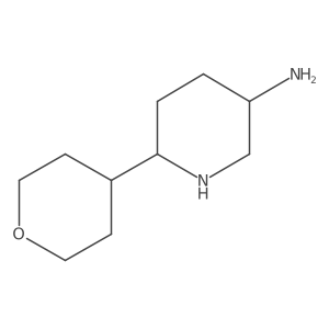 6-(Oxan-4-yl)piperidin-3-amine结构式