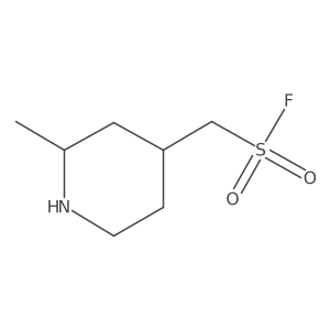 (2-Methylpiperidin-4-yl)methanesulfonyl fluoride结构式