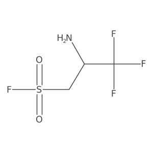 2-Amino-3,3,3-trifluoropropane-1-sulfonyl fluoride结构式