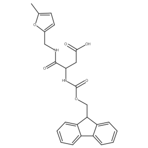 3-({[(9H-fluoren-9-yl)methoxy]carbonyl}amino)-3-{[(5-methylfuran-2-yl)methyl]carbamoyl}propanoic acid Structure