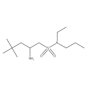 2-amino-N-ethyl-4,4-dimethyl-N-propylpentane-1-sulfonamide Structure