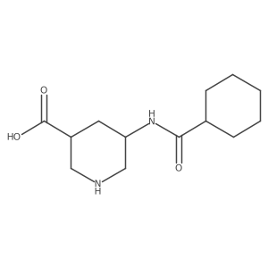 5-Cyclohexaneamidopiperidine-3-carboxylic acid Structure