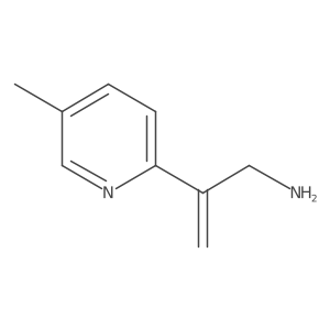 2-(5-Methylpyridin-2-yl)prop-2-en-1-amine结构式