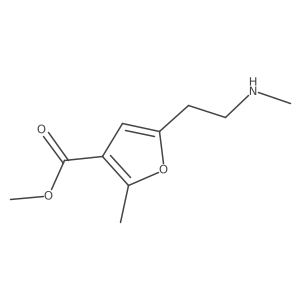 Methyl 2-methyl-5-[2-(methylamino)ethyl]furan-3-carboxylate Structure