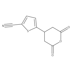 5-(2,6-Dioxooxan-4-yl)thiophene-2-carbonitrile结构式