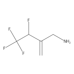 2-(Aminomethyl)-3,4,4,4-tetrafluorobut-1-ene Structure