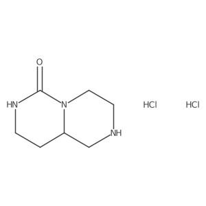 Hexahydro-1H-pyrazino[1,2-c]pyrimidin-6(2H)-one dihydrochloride Structure