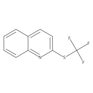 2-((Trifluoromethyl)thio)quinoline Structure