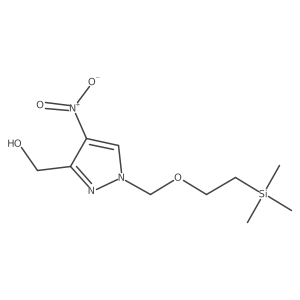[4-Nitro-1-[[2-(trimethylsilanyl)ethoxy]methyl]-1H-pyrazol-3-yl]methanol Structure