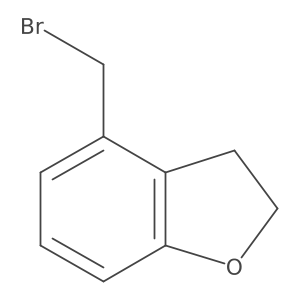 4-(Bromomethyl)-2,3-dihydro-1-benzofuran结构式