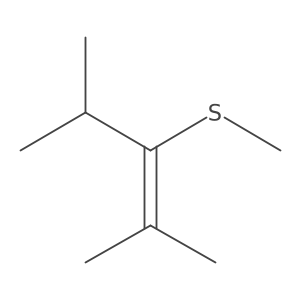 2,4-Dimethyl-3-(methylthio)-2-pentene结构式