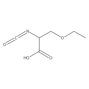 (2R)-3-ethoxy-2-isocyanatopropanoic acid Structure