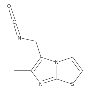 5-(Isocyanatomethyl)-6-methylimidazo[2,1-b][1,3]thiazole Structure