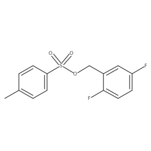(2,5-Difluorophenyl)methyl 4-methylbenzene-1-sulfonate Structure
