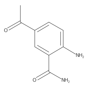 5-acetyl-2-aminoBenzamide Structure