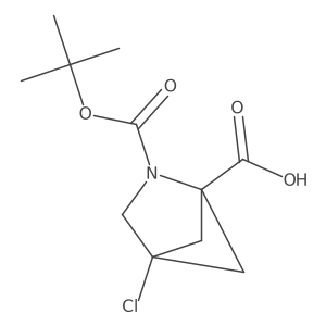 2-[(Tert-butoxy)carbonyl]-4-chloro-2-azabicyclo[2.1.1]hexane-1-carboxylic acid Structure