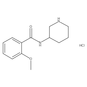 2-Methoxy-N-(piperidin-3-yl)benzamide hydrochloride Structure