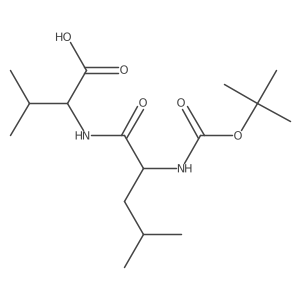 N-Boc-L-Leucyl-L-Valine结构式