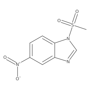 1-(Methylsulfonyl)-5-nitro-1H-benzimidazole Structure