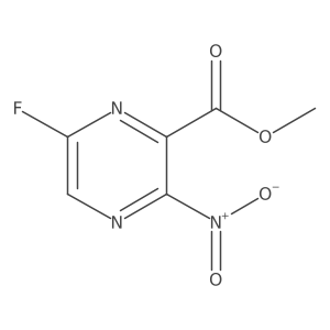 Methyl 6-fluoro-3-nitro-2-pyrazinecarboxylate Structure