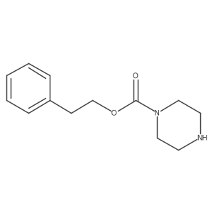 Piperazine-1-carboxylic acid phenethyl ester结构式