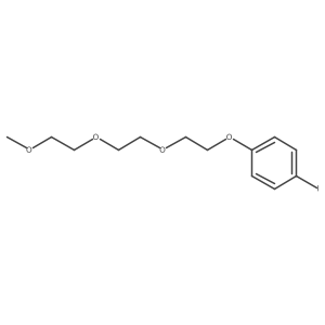 1-Iodo-4-(2-[2-(2-methoxyethoxy)ethoxy]ethoxy)benzene结构式