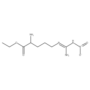 ethyl (2S)-2-amino-5-(N'-nitrocarbamimidamido)pentanoate Structure