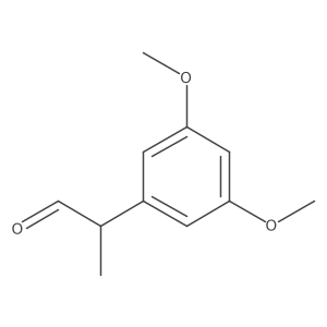 2-(3,5-Dimethoxyphenyl)propanal Structure