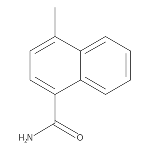 4-Methylnaphthalene-1-carboxamide Structure