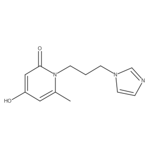 4-hydroxy-1-[3-(1H-imidazol-1-yl)propyl]-6-methylpyridin-2(1H)-one结构式