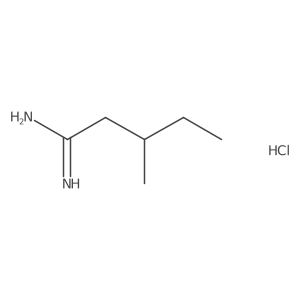 3-Methylpentanimidamide hydrochloride结构式