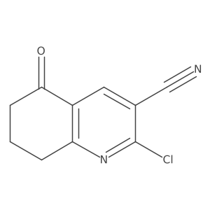 2-Chloro-5-oxo-5,6,7,8-tetrahydroquinoline-3-carbonitrile Structure