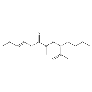 N(N-BU-ME Carbamylthio)methomyl Structure
