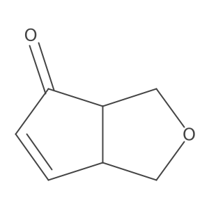 rel-(3aR,6aS)-1,3,3a,6a-Tetrahydro-4H-cyclopenta[c]furan-4-one结构式