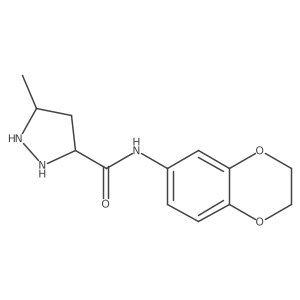 1h-Pyrazole-3-carboxamide,n-(2,3-dihydro-1,4-benzodioxin-6-yl)-5-methyl- Structure