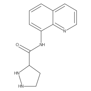 1h-Pyrazole-3-carboxamide,n-8-quinolinyl-结构式