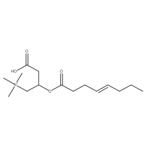 {3-carboxy-2-[(4Z)-oct-4-enoyloxy]propyl}trimethylazanium结构式