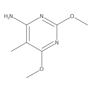 2,6-Dimethoxy-5-methylpyrimidin-4-amine Structure
