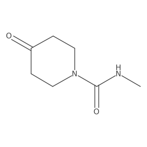 n-Methyl-4-oxo-1-piperidinecarboxamide Structure