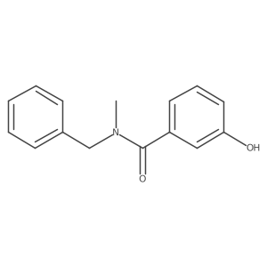 N-benzyl-3-hydroxy-N-methylbenzamide结构式